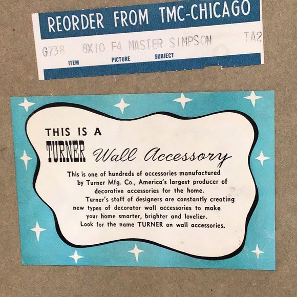 Vintage Master Simpson 8 x 10 by Turner Wall Accessory Framed Print, Child w/Dog - Picture 8 of 8